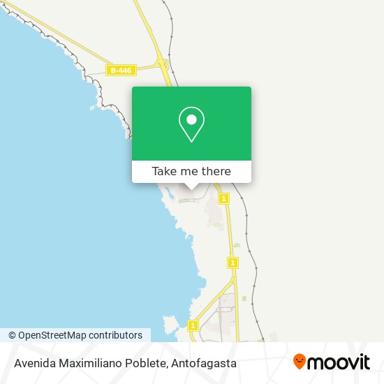 Avenida Maximiliano Poblete map