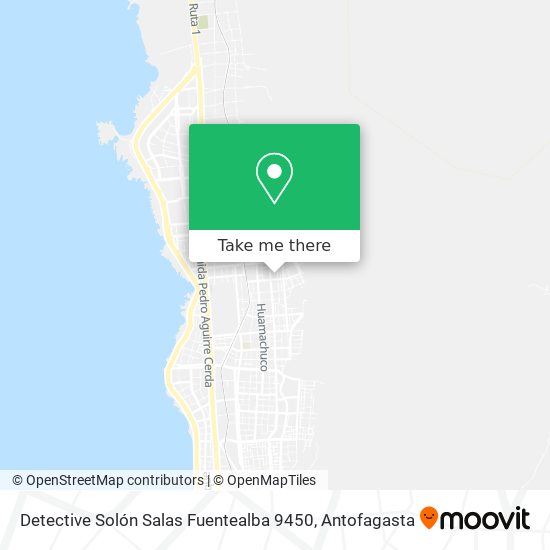 Mapa de Detective Solón Salas Fuentealba 9450