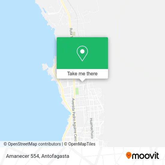 Amanecer 554 map