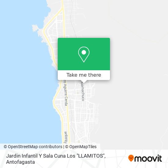 Jardin Infantil Y Sala Cuna Los "LLAMITOS" map