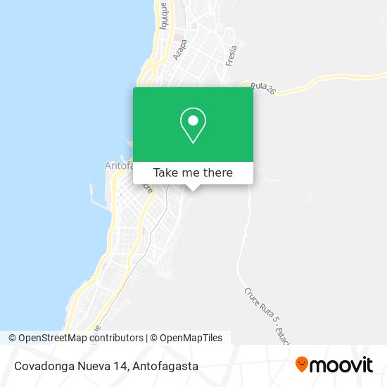 Mapa de Covadonga Nueva 14
