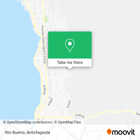 Río Bueno map