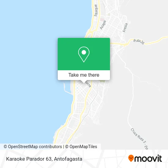 Karaoke Parador 63 map