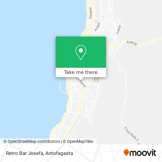 Retro Bar Josefa map