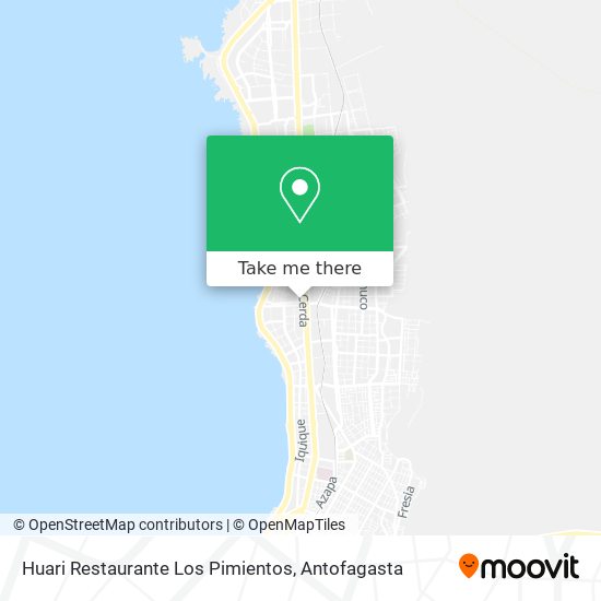 Huari Restaurante Los Pimientos map