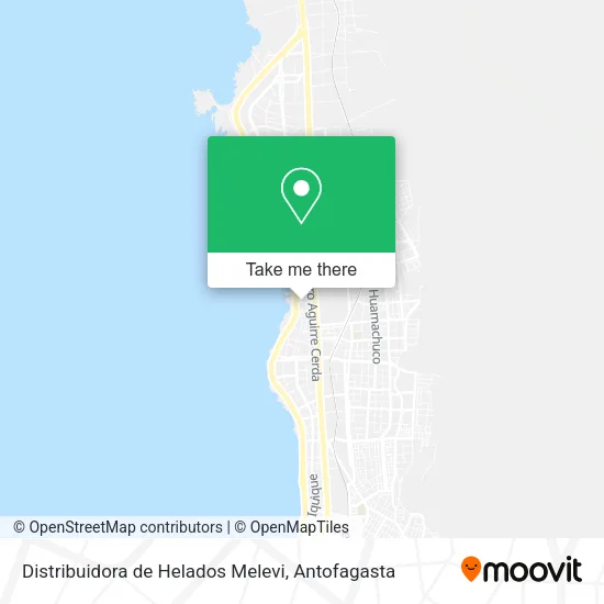 Distribuidora de Helados Melevi map
