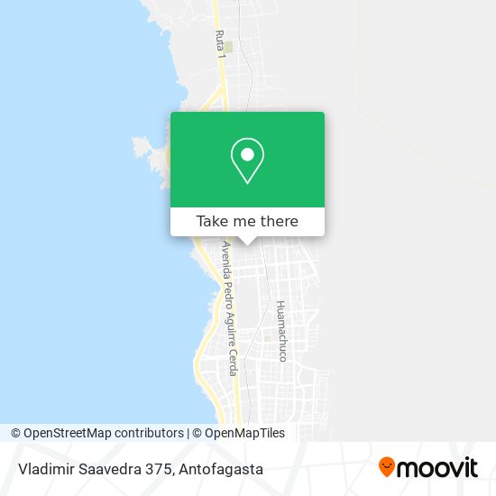 Vladimir Saavedra 375 map