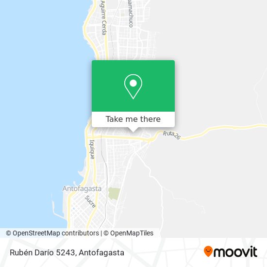 Rubén Darío 5243 map
