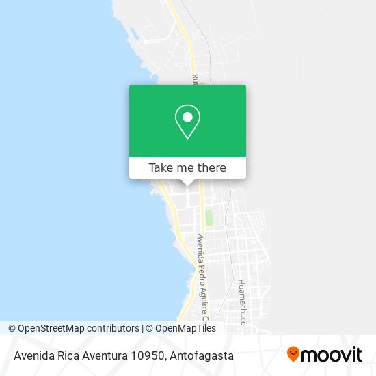 Mapa de Avenida Rica Aventura 10950