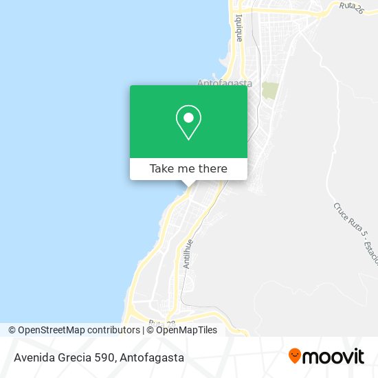 Mapa de Avenida Grecia 590