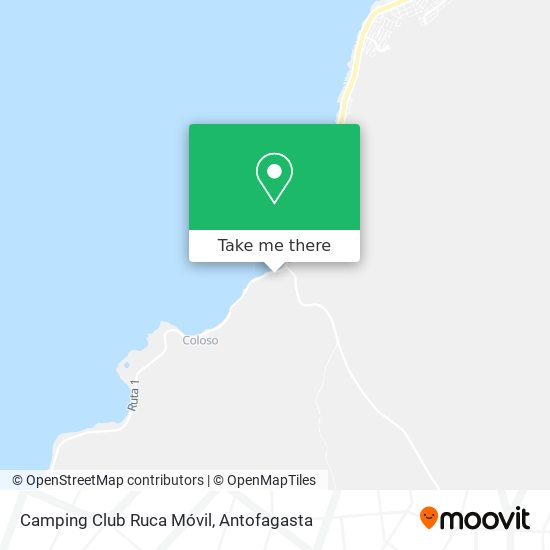 Mapa de Camping Club Ruca Móvil