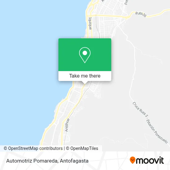 Automotriz Pomareda map