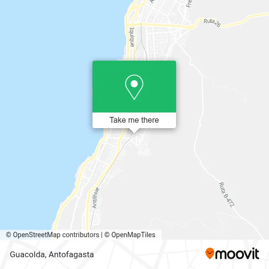 Guacolda map