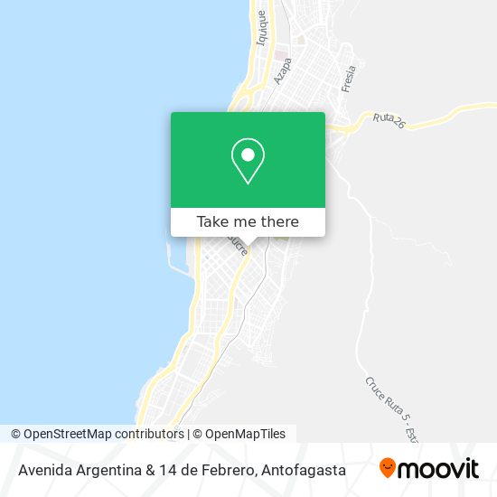 Mapa de Avenida Argentina & 14 de Febrero