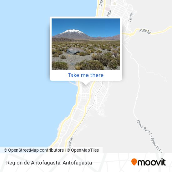 Región de Antofagasta map