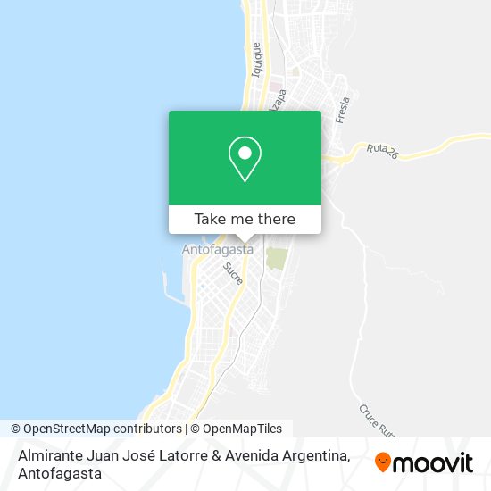 Mapa de Almirante Juan José Latorre & Avenida Argentina
