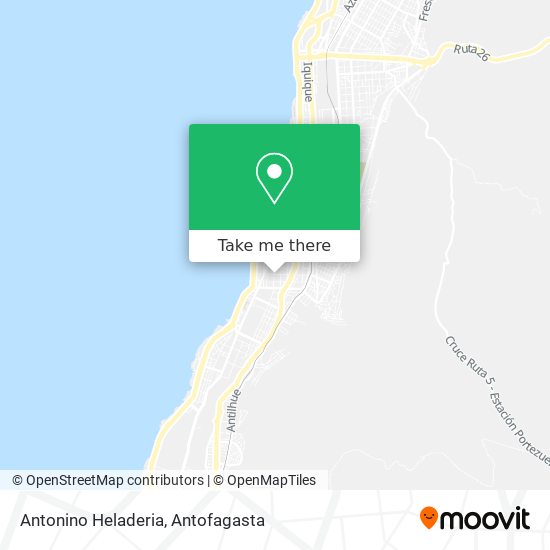 Antonino Heladeria map