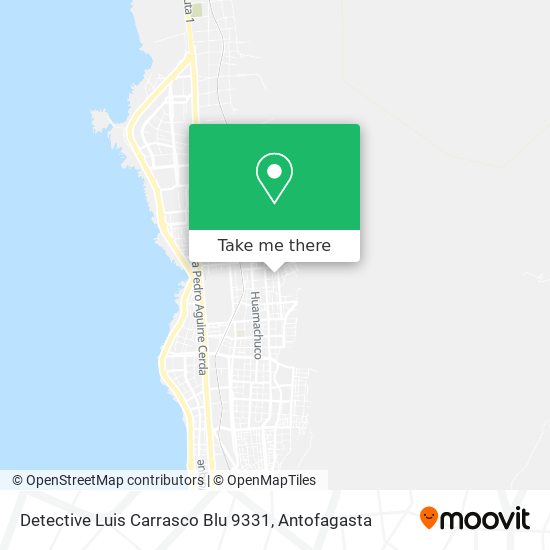 Detective Luis Carrasco Blu 9331 map