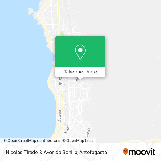 Nicolás Tirado & Avenida Bonilla map