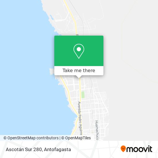 Mapa de Ascotán Sur 280
