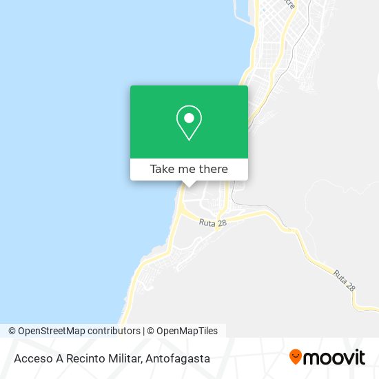 Acceso A Recinto Militar map