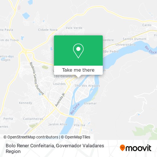 Bolo Rener Confeitaria map