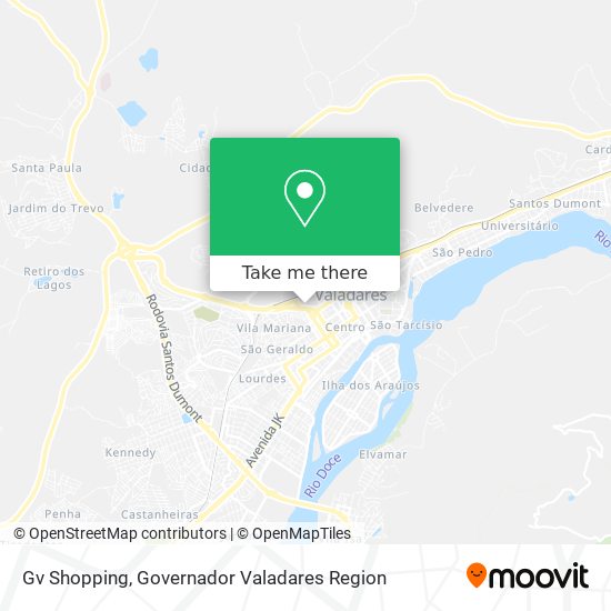 Gv Shopping map