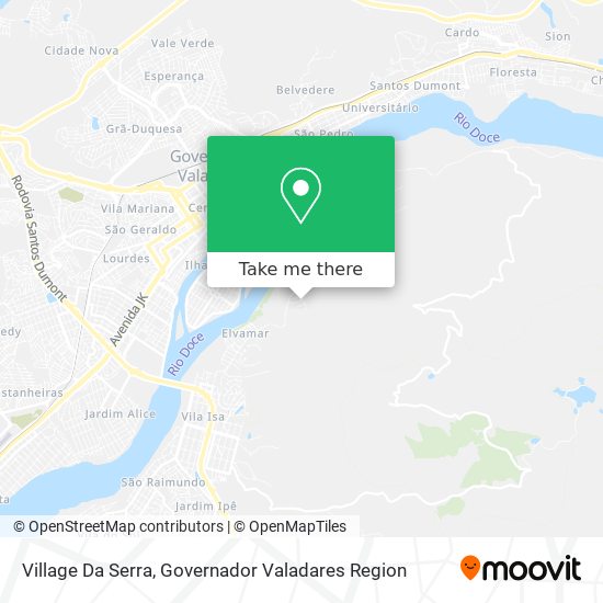 Village Da Serra map