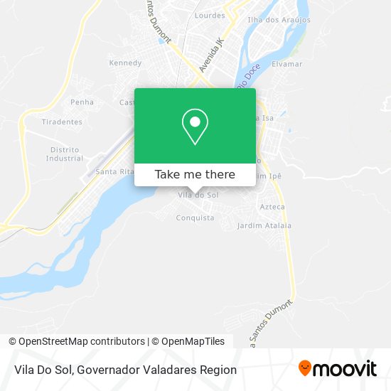 Vila Do Sol map
