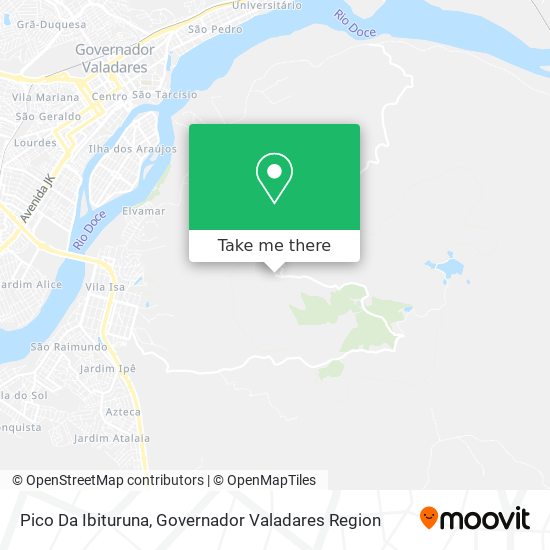 Pico Da Ibituruna map