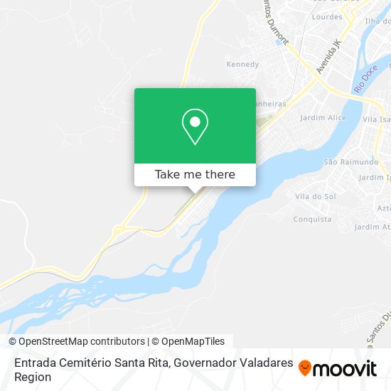 Entrada Cemitério Santa Rita map