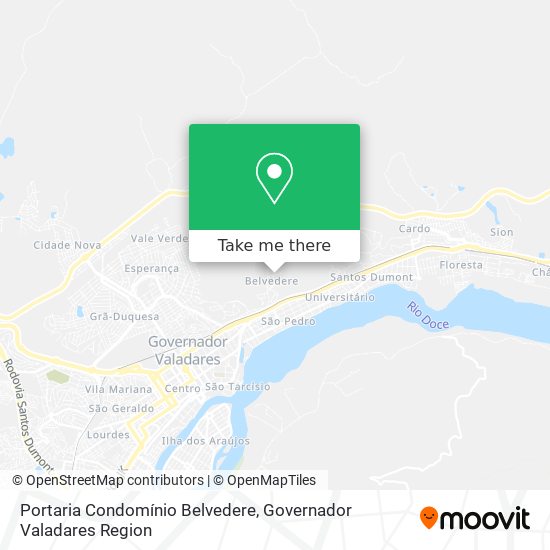Portaria Condomínio Belvedere map