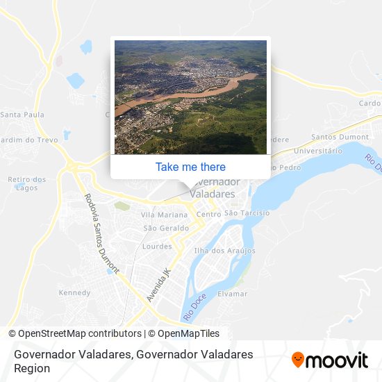 Governador Valadares map