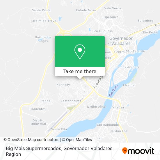 Big Mais Supermercados map