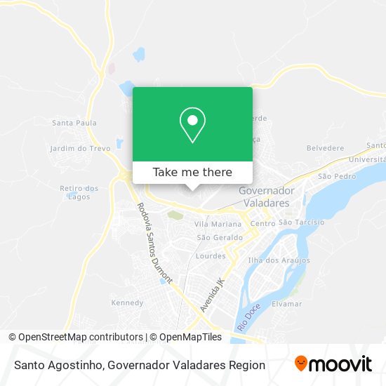 Santo Agostinho map