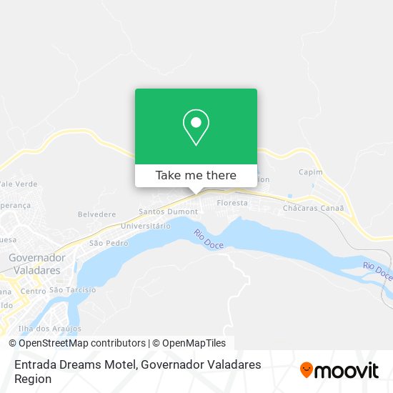 Entrada Dreams Motel map