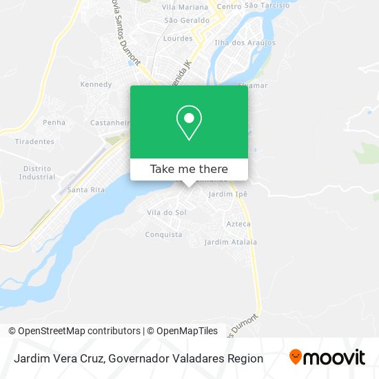 Jardim Vera Cruz map