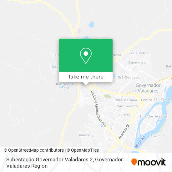 Subestação Governador Valadares 2 map