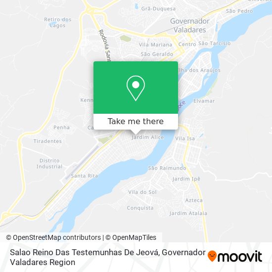 Salao Reino Das Testemunhas De Jeová map