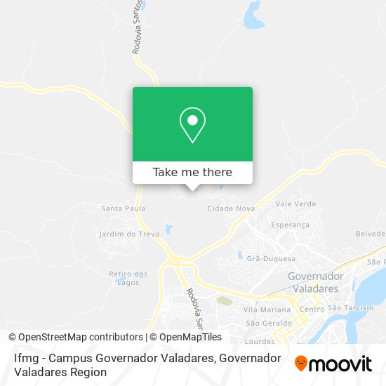 Ifmg - Campus Governador Valadares map