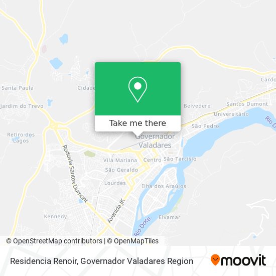 Residencia Renoir map