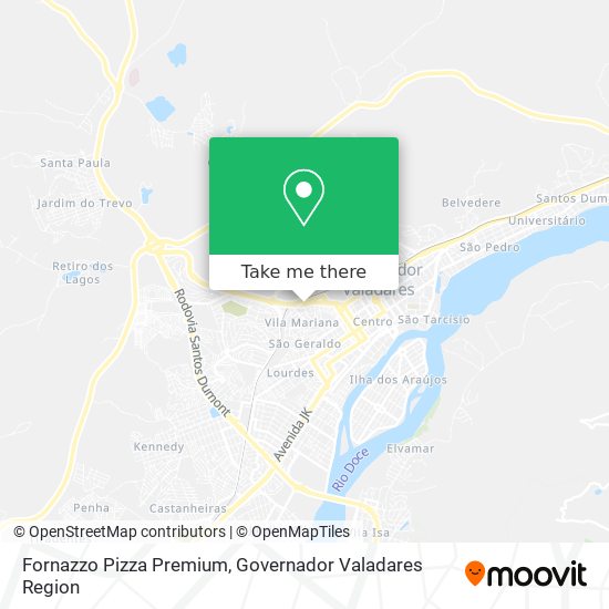 Mapa Fornazzo Pizza Premium