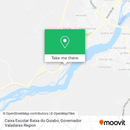 Caixa Escolar Baixa do Quiabo map