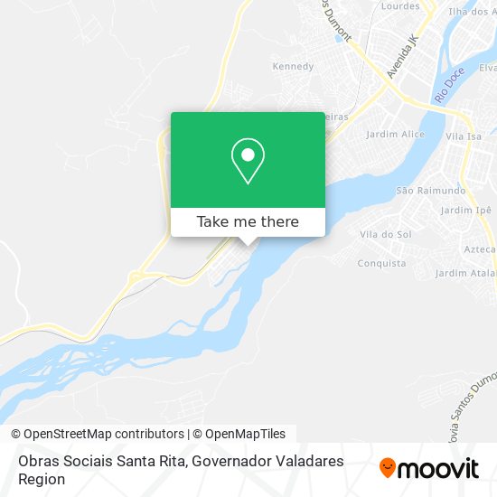 Obras Sociais Santa Rita map