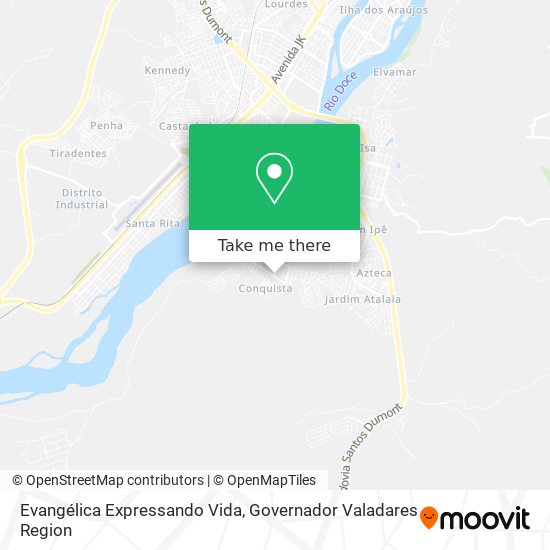 Evangélica Expressando Vida map