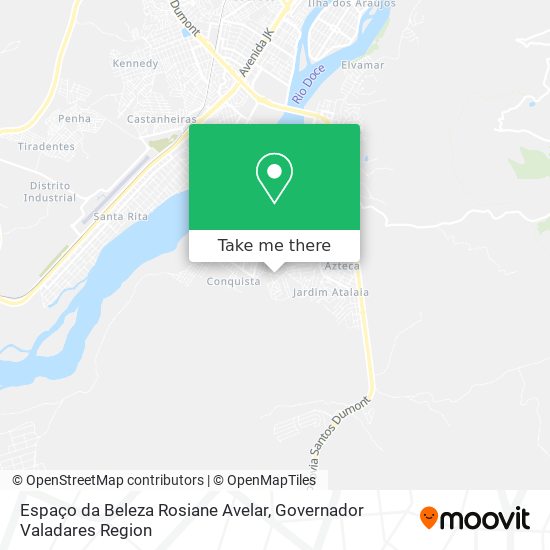 Espaço da Beleza Rosiane Avelar map