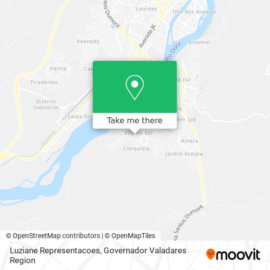 Luziane Representacoes map