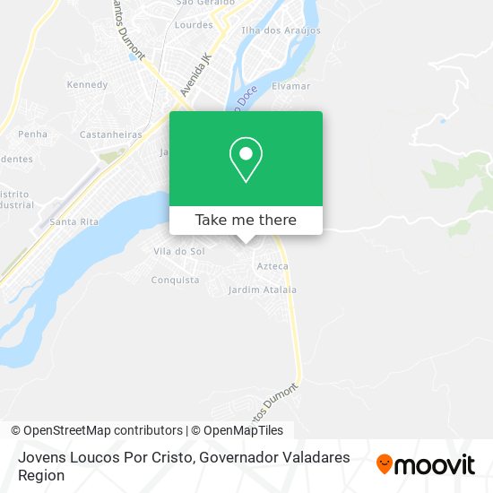 Jovens Loucos Por Cristo map