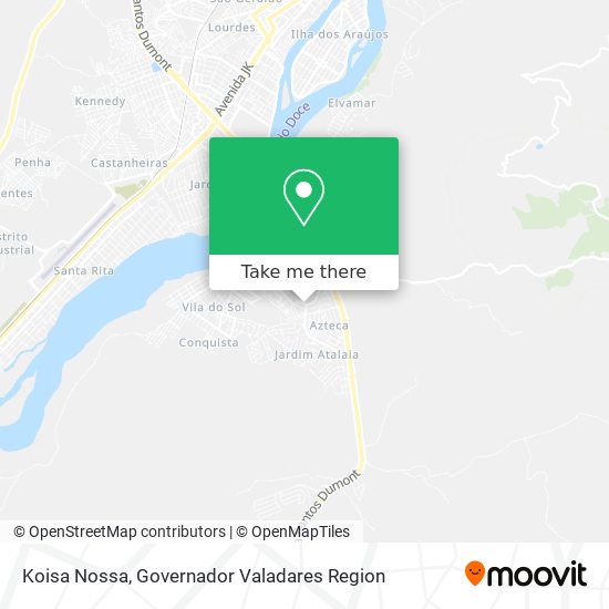 Koisa Nossa map