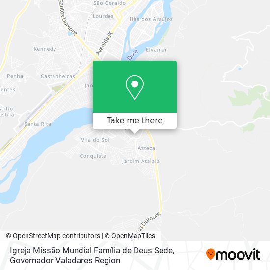 Igreja Missão Mundial Família de Deus Sede map